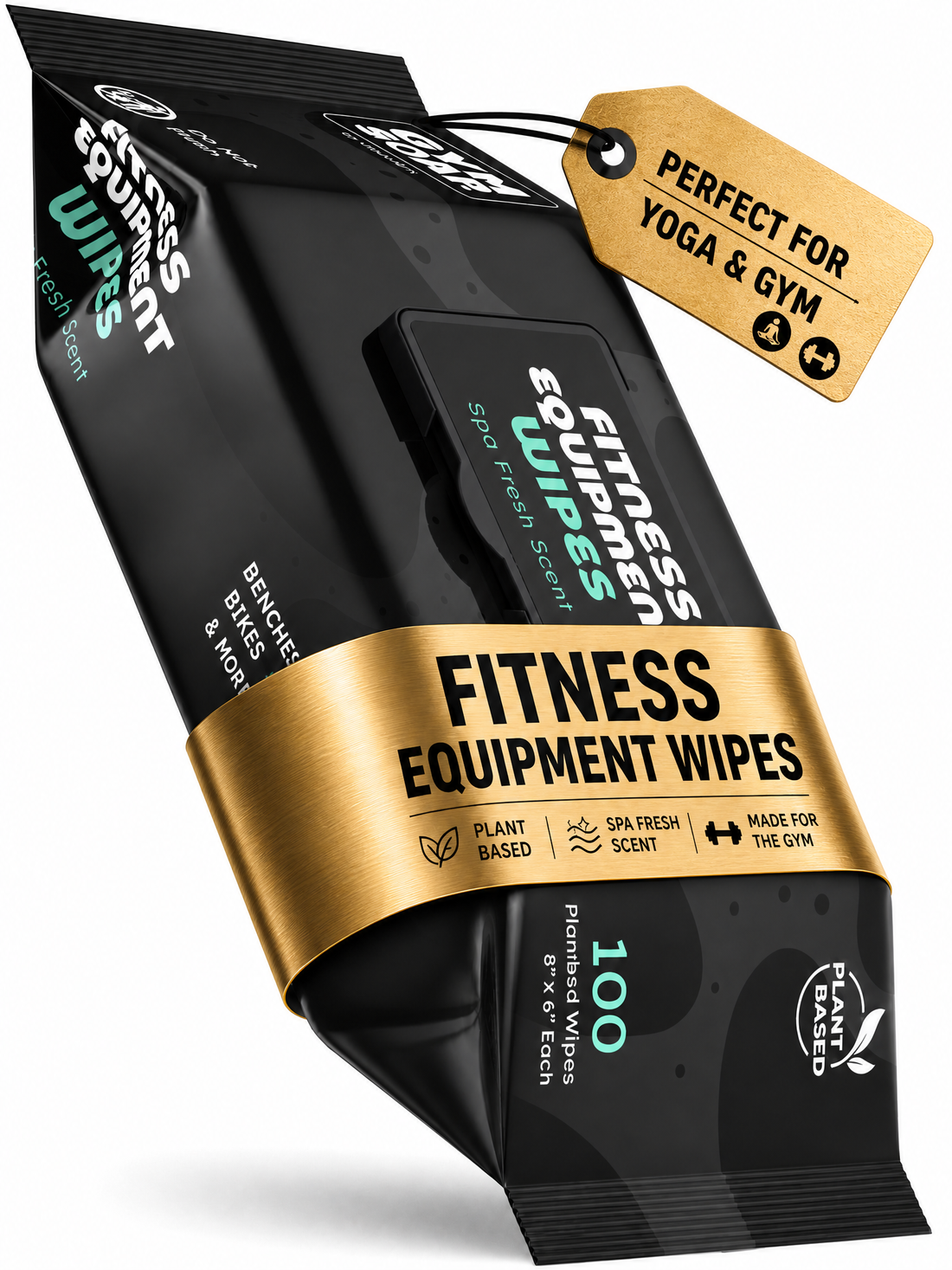 GymSoap Equipment Wipes — 100 Wipe Pack