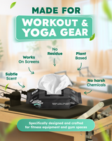 GymSoap Equipment Wipes — 100 Wipe Pack image 2